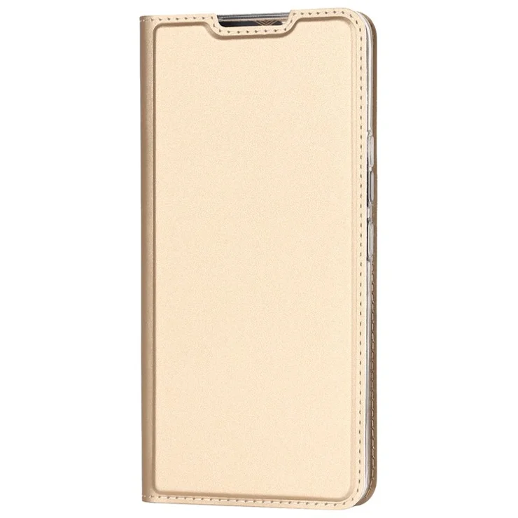 Card Holder Leather Case for Samsung Galaxy A53 5G, Magnetic Auto Closing Stand Phone Cover - Gold