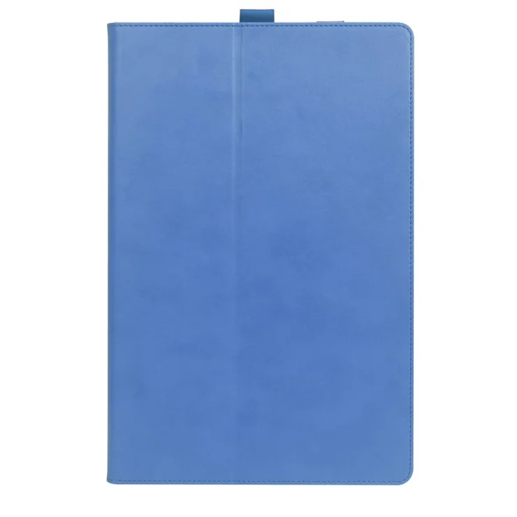 For Samsung Galaxy Tab S8 Ultra Business Style PU Leather Tablet Case Stand Card Holder Protective Cover with Auto Wake/Sleep - Blue