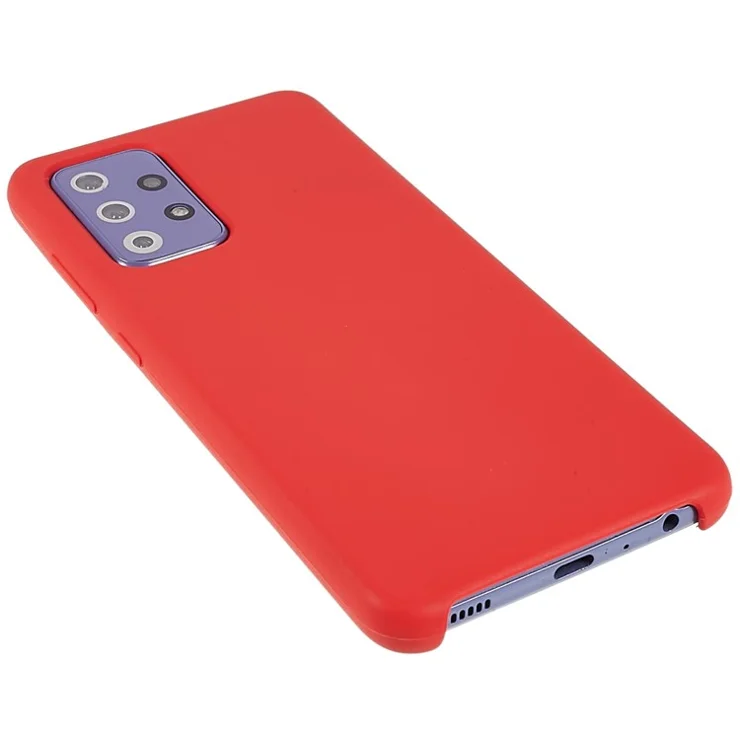 For Samsung Galaxy A52 4G/5G/A52s 5G Protective Slim Case Silicone Phone Cover Shockproof Phone Protector - Red