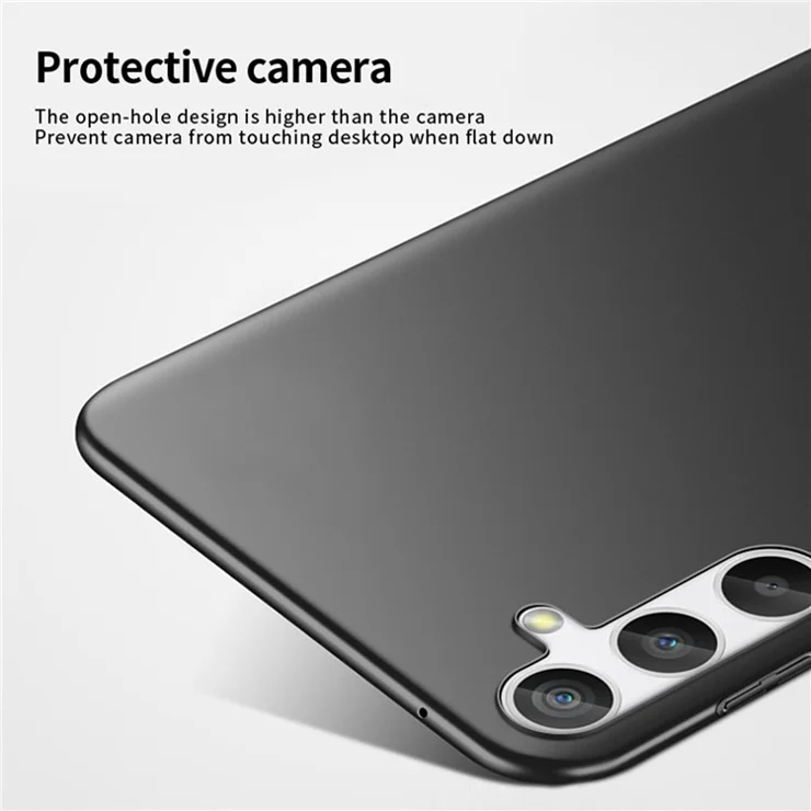 MOFI JK PC Series-1 Shield For Samsung Galaxy A34 5G Hard PC Cover Matte Anti-drop Phone Case - Blue