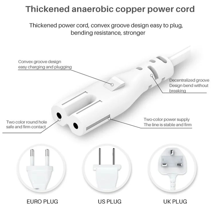 WIN HOW SOLUTION YC-CDA19Q 40W Fast Charging QC3.0 USB Type-C PD Charger Station LED Display Mobile Phone Tablet USB Charger (CE Certificated) - US Plug