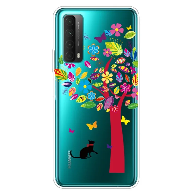 Pattern Printing TPU Soft Phone Cover for Huawei P smart 2021