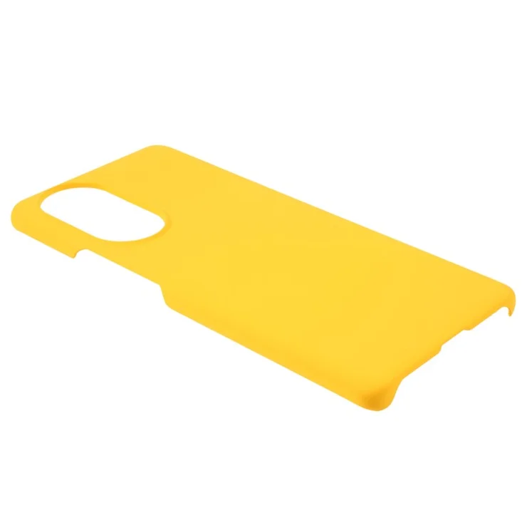 Colorful Rubberized Workmanship Plastic Phone Case for Honor 50 / Huawei nova 9 - Yellow