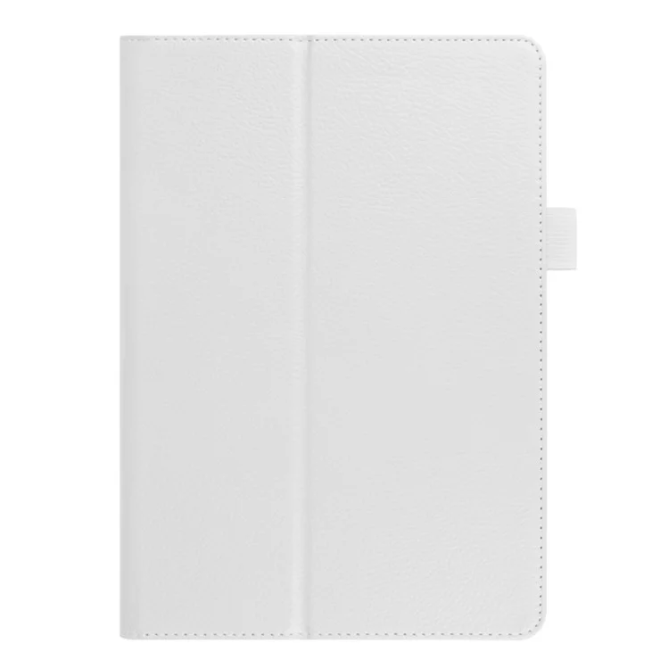 For Huawei MediaPad T3 10 Anti-Scratch Stylish Shockproof Litchi Skin Leather Case with Supporting Stand - White