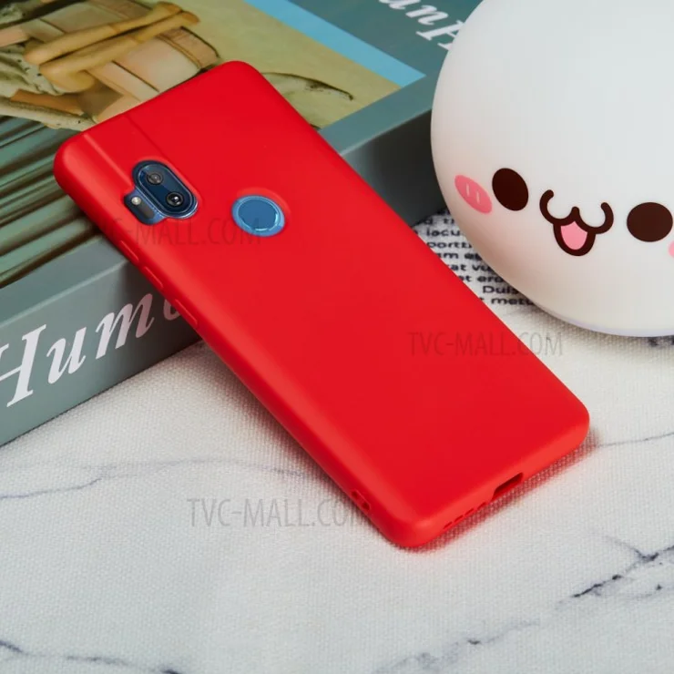 Liquid Silicone Phone Case for Motorola One Hyper - Red