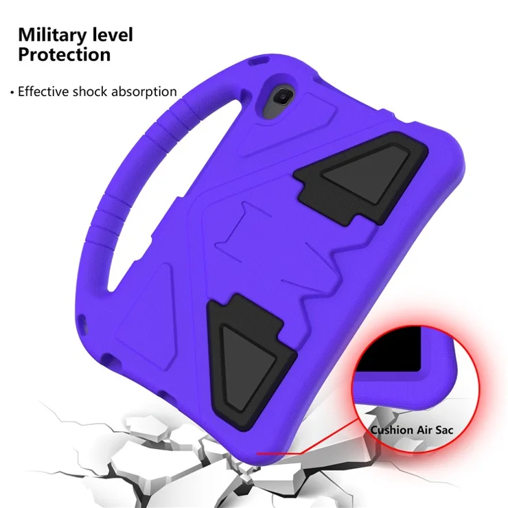 EVA Tablet Case with Pen Slot for Lenovo Tab M8 TB-8505 / Tab M8 (4th Gen) 2024 TB-301XU / M8 (4th Gen) 2023 TB-300FU - Purple