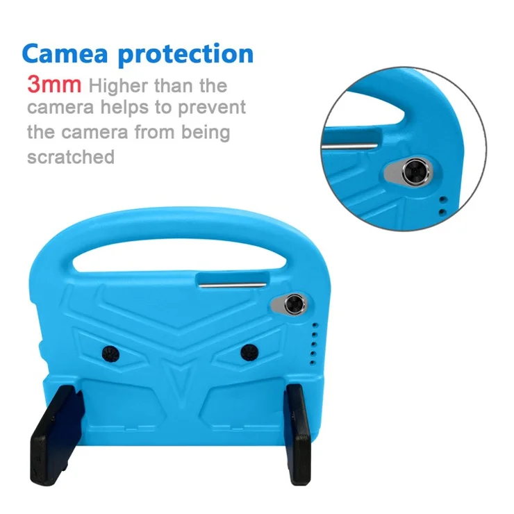 Sparrow Style Shockproof Kickstand EVA Protective Case for Lenovo Tab M8 TB-8505/8507 - Blue