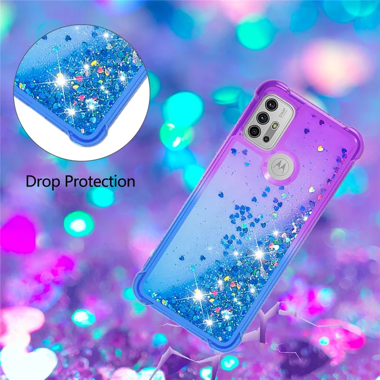 Shockproof Gradient Glitter Sequins Quicksand TPU Phone Case for