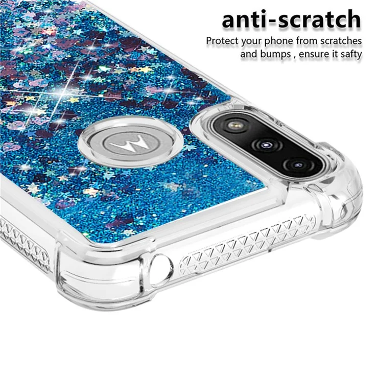 Reinforced Corner Quicksand Liquid Moving Glitter TPU Phone