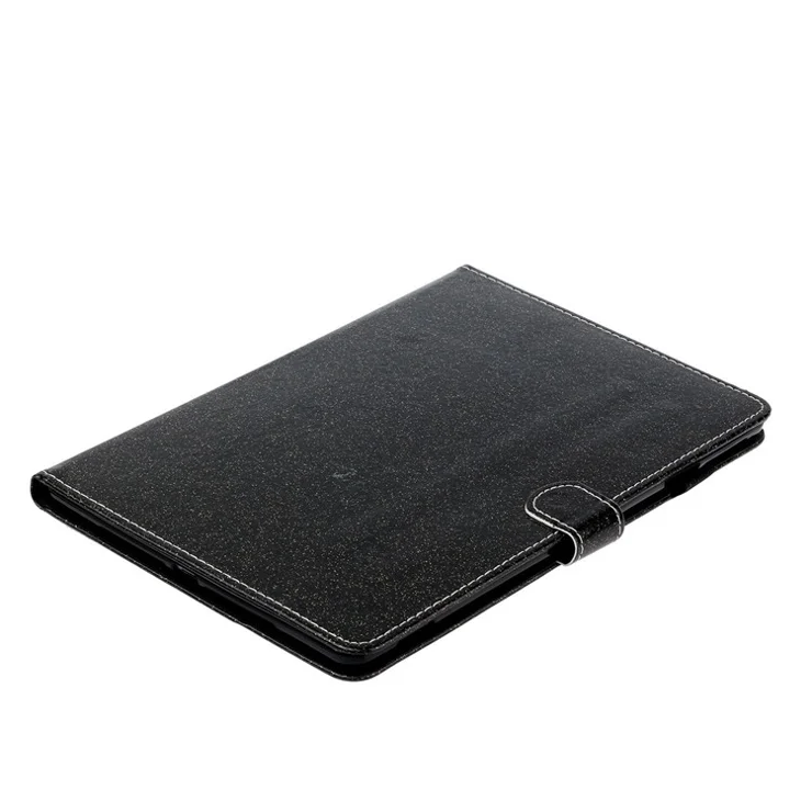 Scratch Resistant Case for Lenovo Tab M10 Plus (3rd Gen) / Xiaoxin Pad 2022 10.6 inch Anti-Drop Stand Case Tablet Leather Cover with Card Slots / Glitter Effects - Black