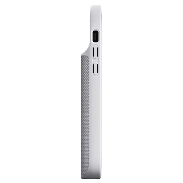 For iPhone 14 Oxford Cloth Surface Portable Power Bank Charging Case Anti-Fall 6800mAh Battery Case - Silver