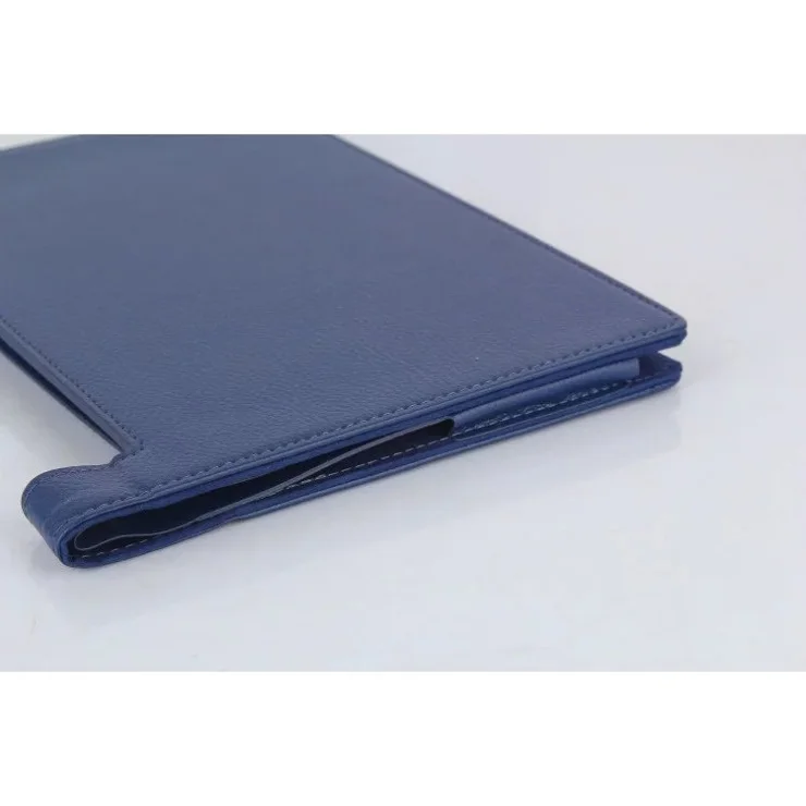 Lychee Texture Foilo Leather Cover Case for Lenovo Yoga Tab 3 10 (10.1-inch) - Blue