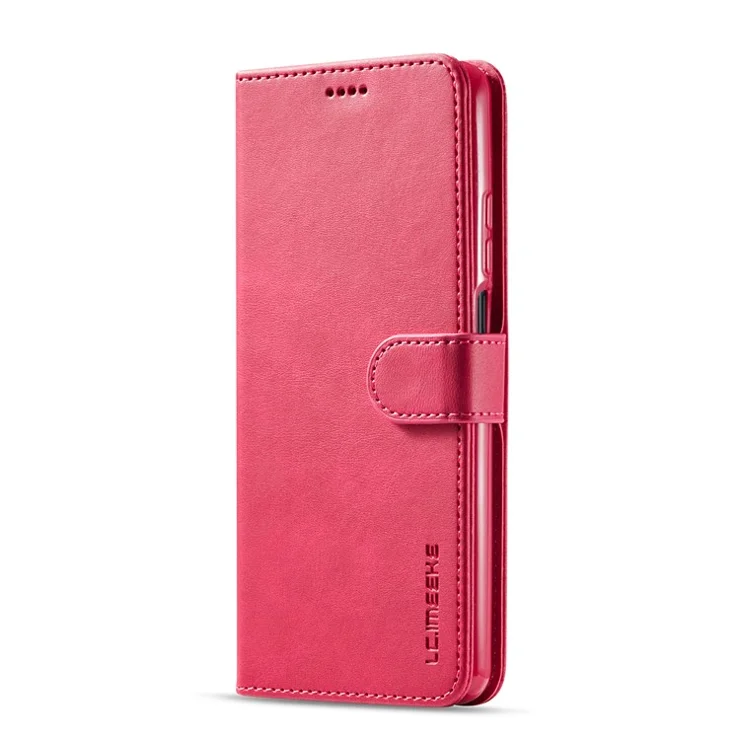 LC.IMEEKE Leather Wallet Case for Xiaomi Mi 10T Lite 5G / Redmi Note 9 Pro 5G / Mi 10i 5G Stand Shell - Rose
