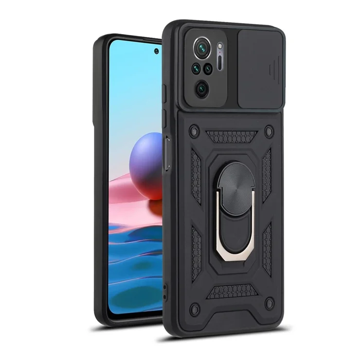 Jellyspin Funda para Xiaomi Redmi Note 10 4G / Note 10S Uso rudo con
