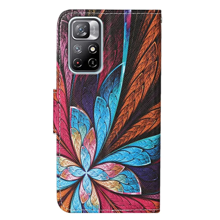 Fashionable Pattern Printing PU Leather Wallet Phone Case Stand