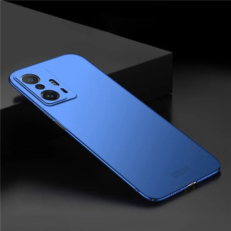 MOFI Shield Slim Hard PC Matte Finish Anti-Fingerprint Shockproof Protective Case for Xiaomi 11T / 11T Pro - Blue