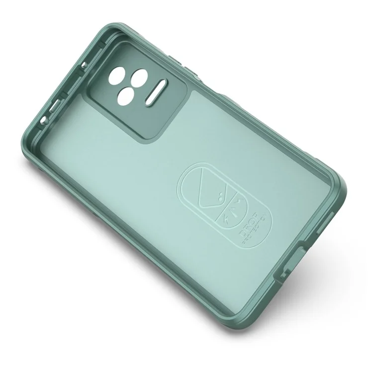 For Xiaomi Poco F4 5G / Redmi K40S 5G TPU Phone Protector Case, Collision Resistant Rugged Back Shell Cover - Green