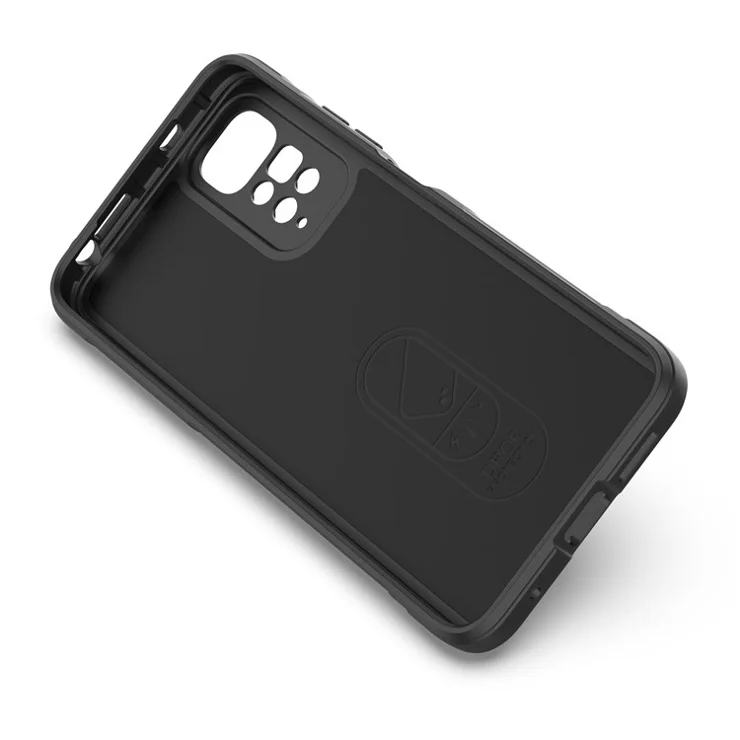 For Xiaomi Redmi Note 11S 4G/Note 11 4G (Qualcomm) TPU Mobile Phone Drop-proof Case Rugged Back Cover - Dark Blue