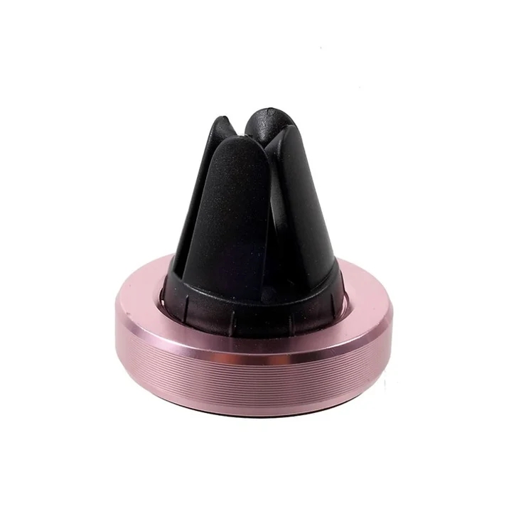 Universal Magnetic Car Air Vent Holder Mount for iPhone 7/ 7 Plus/ Samsung S7 Etc - Rose Gold Color