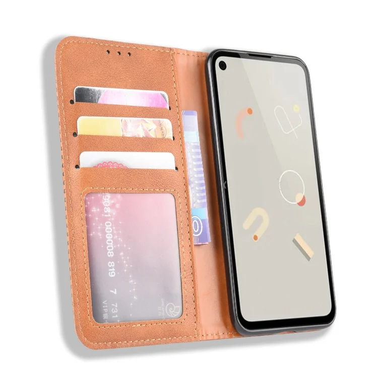 Retro Magnetic Leather with Wallet Phone Cover for Google Pixel