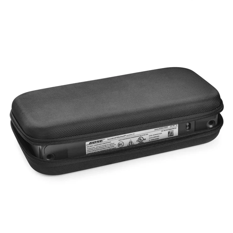 Portable Protective Carrying Box Case Nylon Bag for Bose SoundLink III 3 - Black