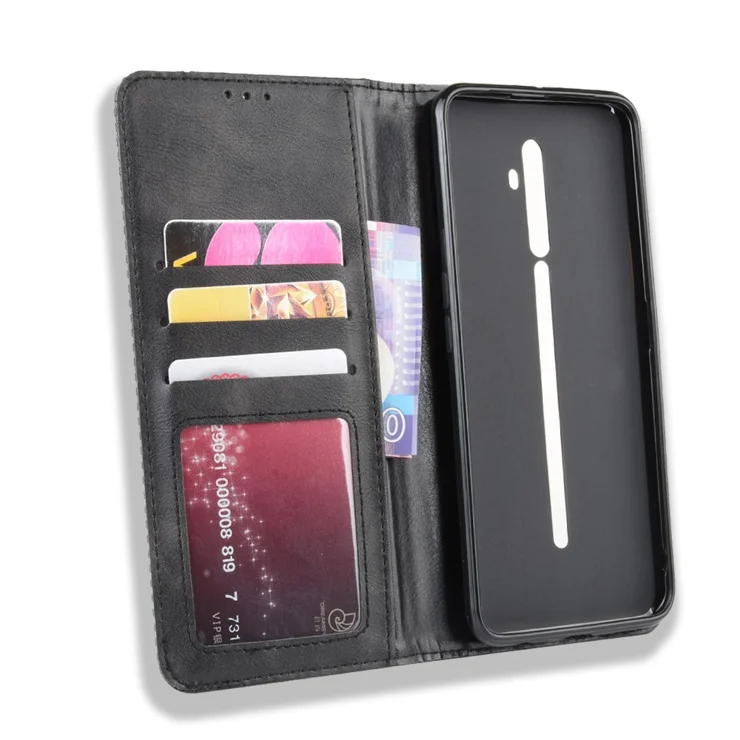 Vintage Style Stand Leather Wallet Stand Case for OPPO Reno2 Z/F