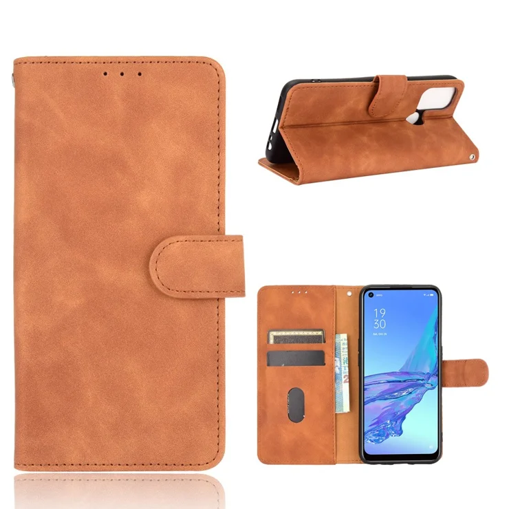 OKZone Cover per Oppo A53 4G / A32 / A53S / A33 2020, Custodia Flip Pelle Portafoglio Magnetica Libro [Slot Schede], Silicone TPU Bumper Wallet