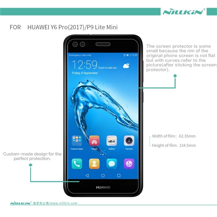 NILLKIN Matte Anti-scratch Screen Protector Film for Huawei P9 lite mini / Enjoy 7 / Y6 Pro (2017)