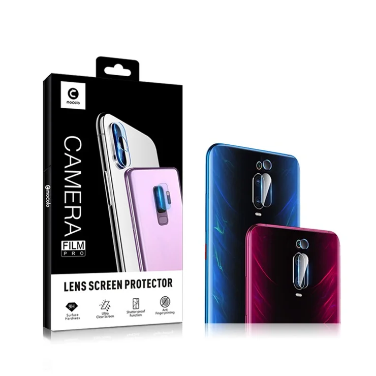 MOCOLO 2PCS Tempered Glass Camera Lens Protector Films