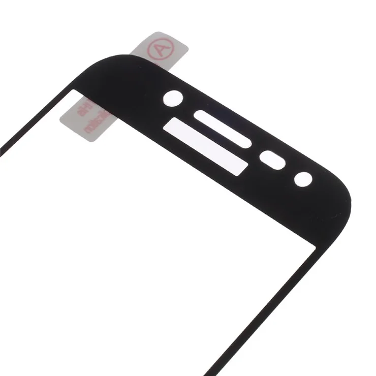 For Samsung Galaxy J5 (2017) EU Version Silk Print Full Cover Tempered Glass Screen Film - Black