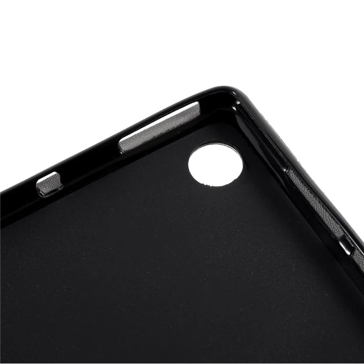 Bluetooth-compatible Backlight Keyboard Leather Stand Case for Lenovo Tab M10 Plus - Black