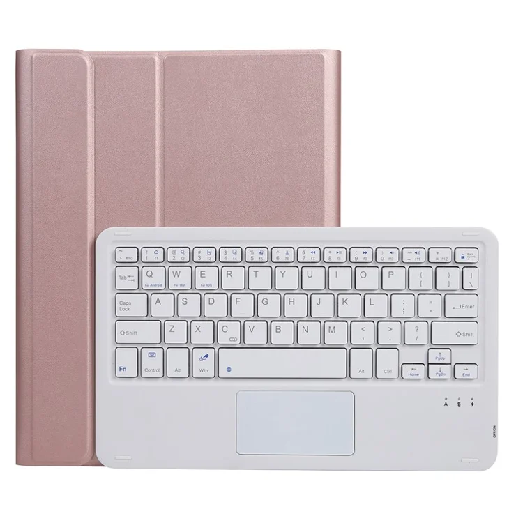 A11-A Bluetooth-Compatible Keyboard Case for iPad Air 11 (2025) / (2024) / Pro 11 (2018) (2020) (2021) (2022) / Air (2022) / (2020) - Rose Gold