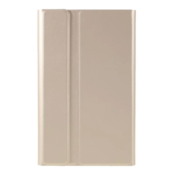 A220 Bluetooth-compatible Keyboard Leather Tablet Protective Stand Shell Case Cover for Samsung Galaxy Tab A7 Lite 8.7-inch T220/T225 - Gold
