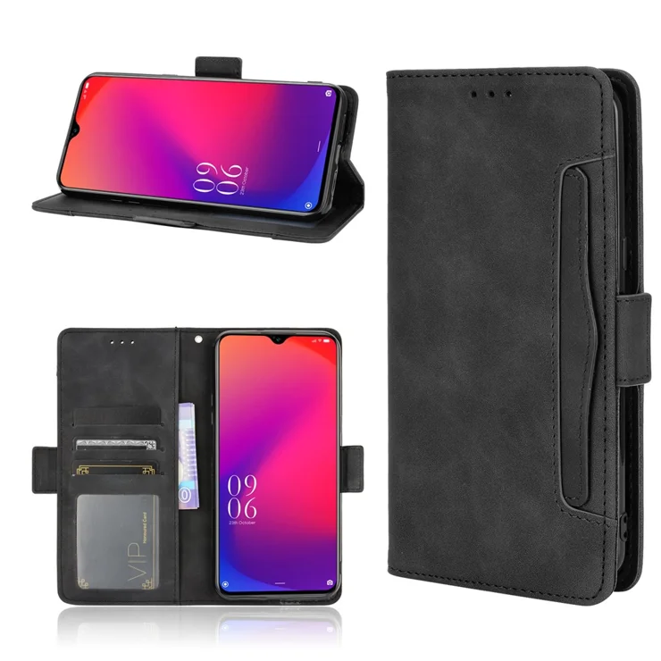Portafogli Stand Flip Custodia Protettiva in Pelle per Doogee