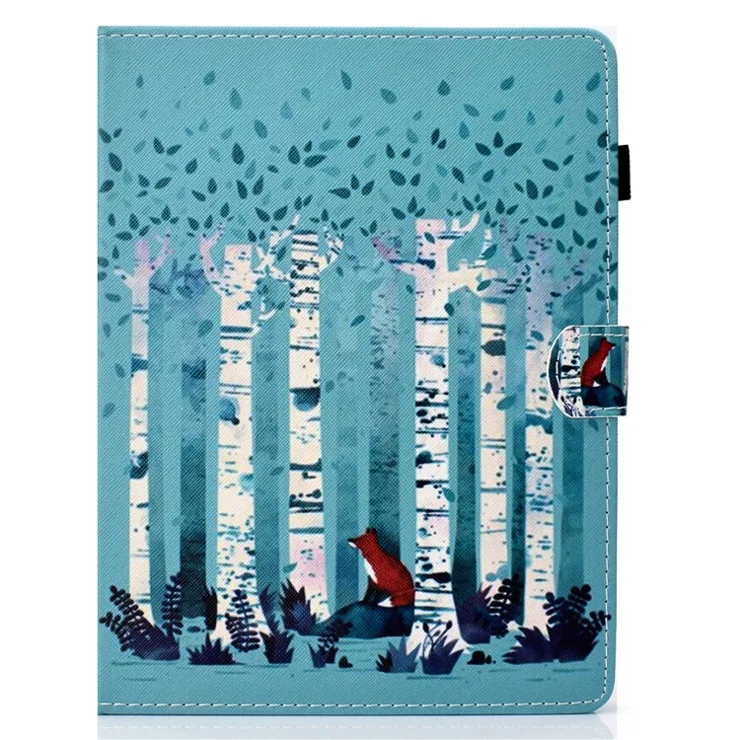 Patterned Universal 7-inch Tablet PU Leather Case for Huawei MediaPad T2 7.0 / Galaxy Tab 3 7.0 etc - Forest