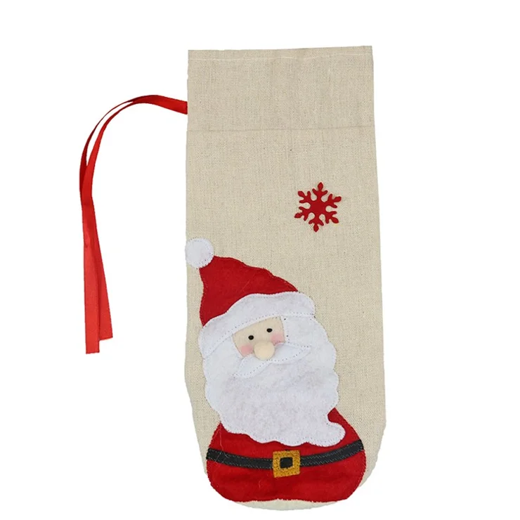 Christmas Wine Bottle Set Christmas Decorations Wine Bag - Santa Claus