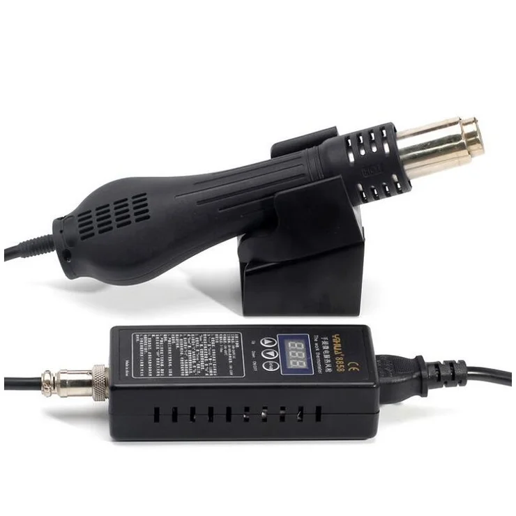 YIHUA 8858 650W Portable Hot Air Heat Gun BGA Rework Station LED Display 220V Voltage EU Plug