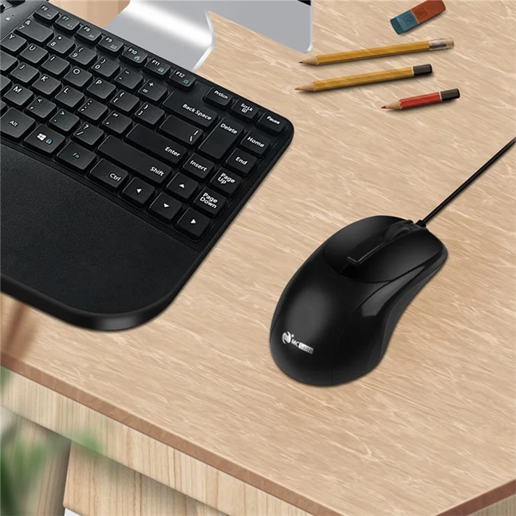 MCSAITE PS2 Wired Working Gaming Optical Mouse PS / 2 Port Home Office Computer Mice