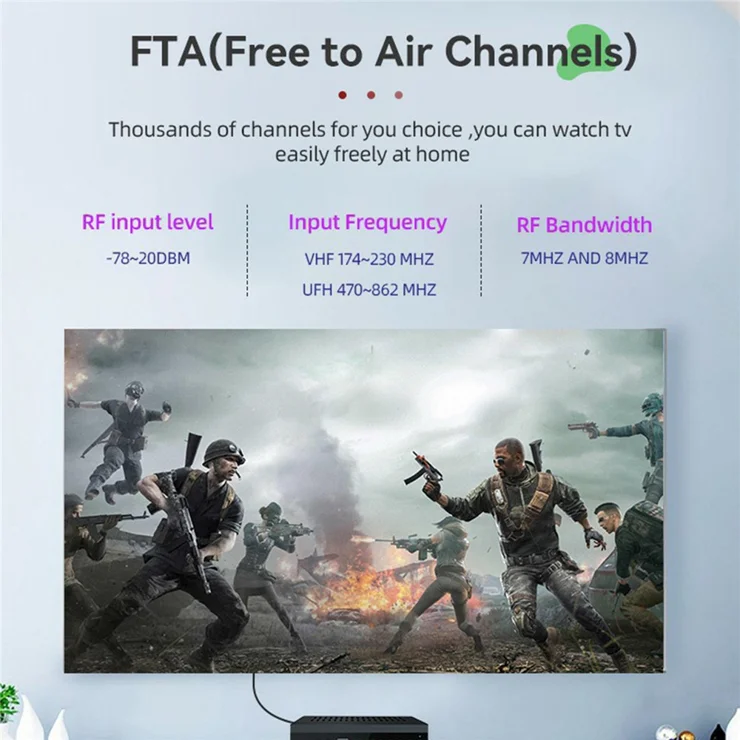 JN-821T2 512MB 10Bit TV Set-Top Box 1080P HD WiFi Media