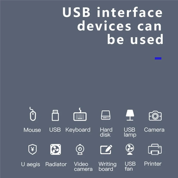 DM CHB011 3 Ports USB 2.0 Hub with RJ45 Ethernet Port Compatible with Windows / Macos / Linux