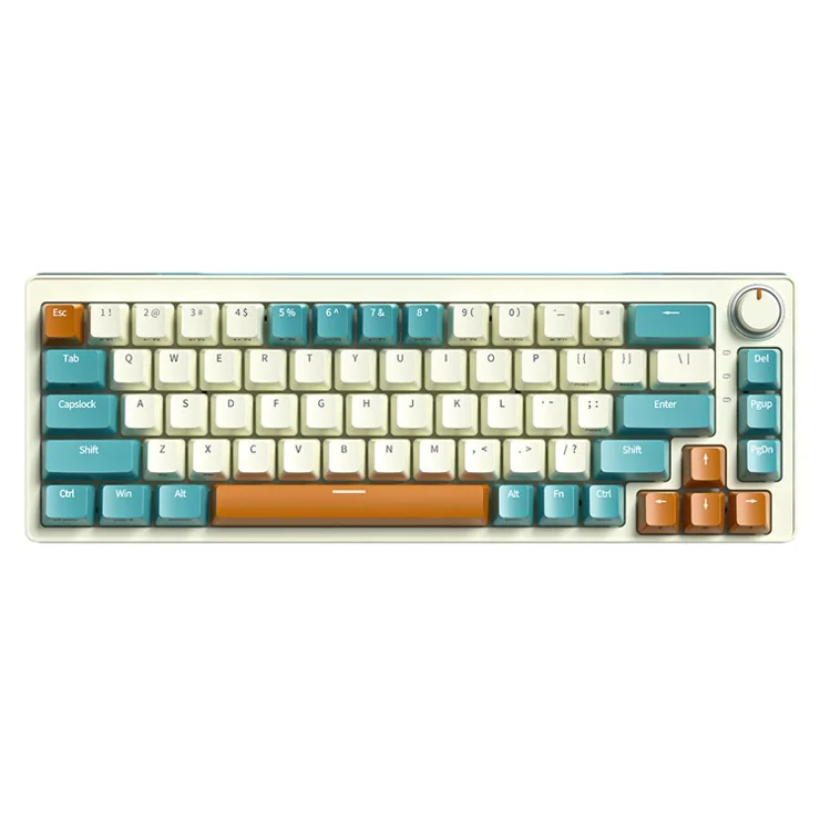 ZA68 Computer Laptop Gaming Keyboard Wired RGB Light 68-Key Mechanical Keyboard - Style B