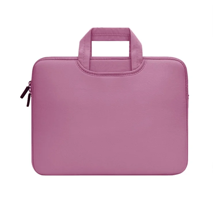 Fashion Laptop Bag Case Portable Shockproof Computer Handbag for 15.4inch Notebook - Pink