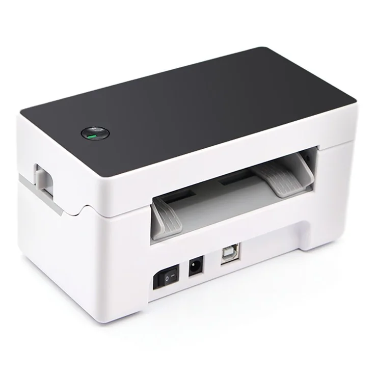 TDL402 Fast Printing 203DPI USB Thermal Printer Inkless Barcode Label Printer - UK Plug