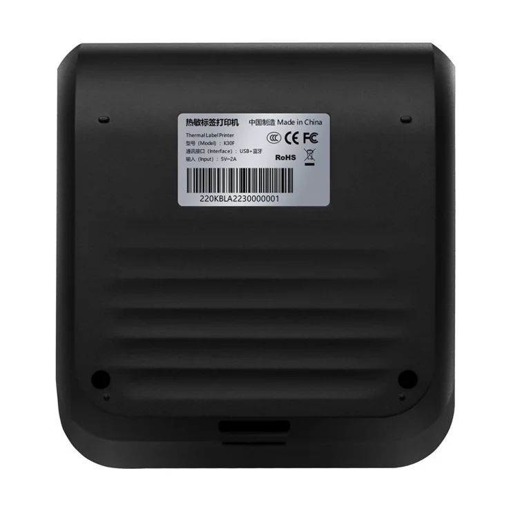 K30F Thermal Printer Handheld Bluetooth-compatible Barcode Label Maker Machine for Small Business,Address, Office