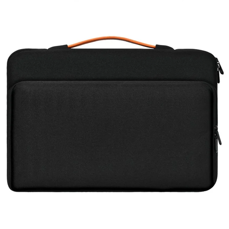 For 15.6 inch Laptop Carrying Case Oxford Cloth Wear Resistant Portable Sleeve Bag Business Style - Black