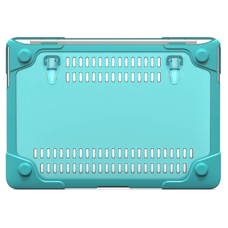 Supporting Stand Design Hard PC Anti-scratch Laptop Case Protective Notebook Cover for MacBook Air 13'' A1466 / A1369 - Baby Blue