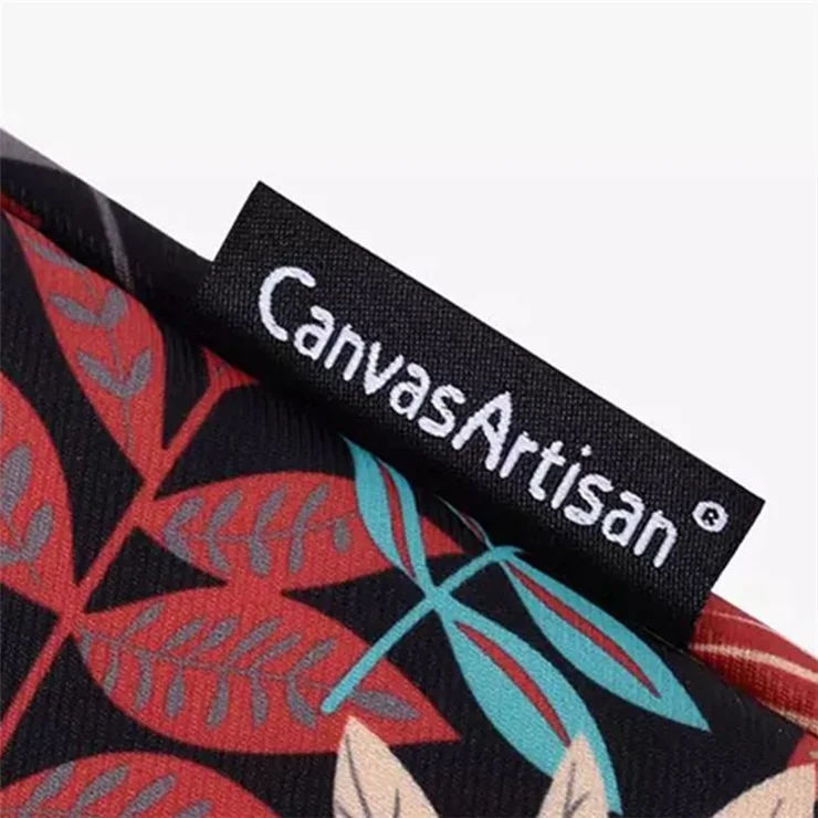 CANVASARTISAN H30-11 Leaves Printing Scratch-resistant Laptop Sleeve Polyester Zipper Notebook Bag - Yellow/for 11-inch Laptop