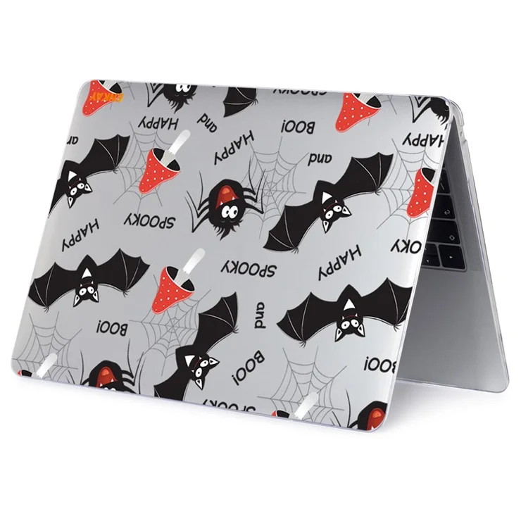 ENKAY HAT PRINCE for MacBook Pro 14 inch (2024) (2023) (2021) A2442 Cute Animals Series PC Crystal Sheer Laptop Protective Case - Bats