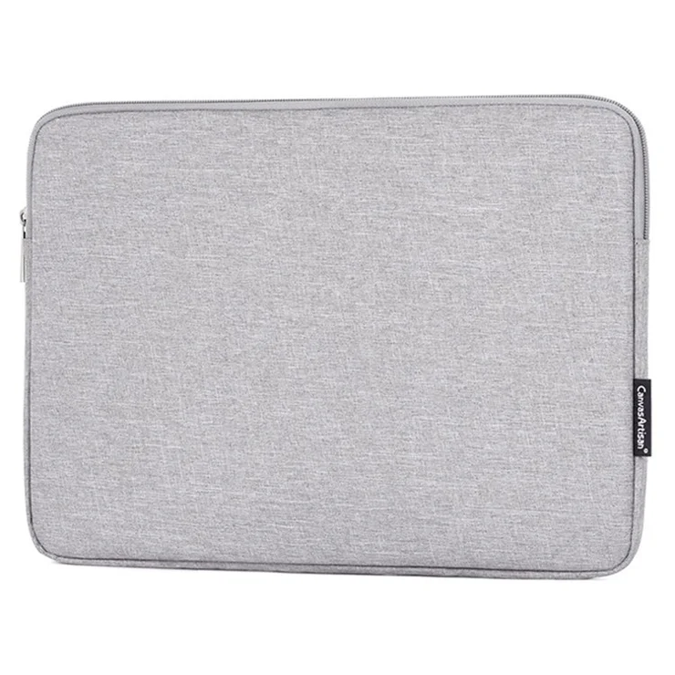 CANVASARTISAN L25-53 Business Style Anti-Scratch Carry Case for 14 inch Laptops Sleeve Bag Shockproof Notebook Protector - Light Grey