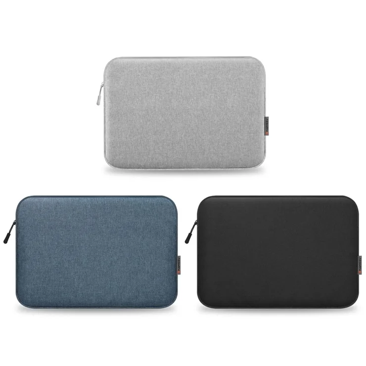 HAWEEL HWL7015 For MacBook Pro 14 inch (2021) / 15 inch (2013) / (2016) Protective Carrying Case Scratch Resistant Zippered Sleeve Bag (37 x 26cm, 14-15 inch) - Light Grey